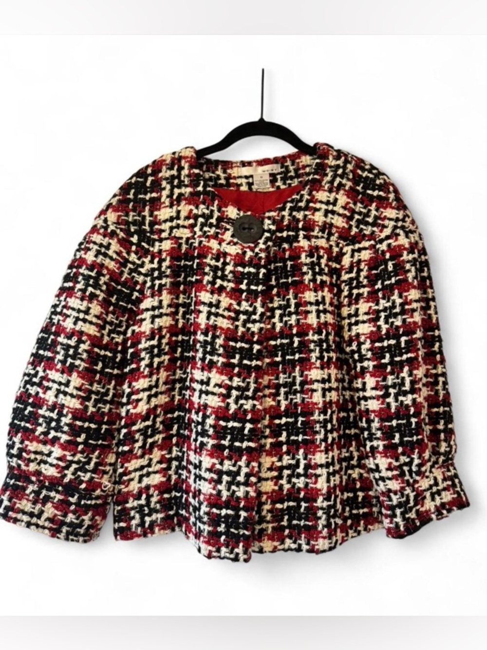 WD.NY Tweed Red Lined Jacket